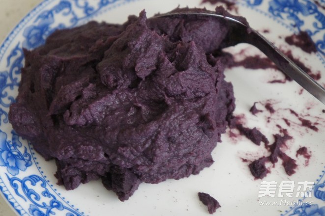 Yam Purple Sweet Potato Osmanthus Cake recipe