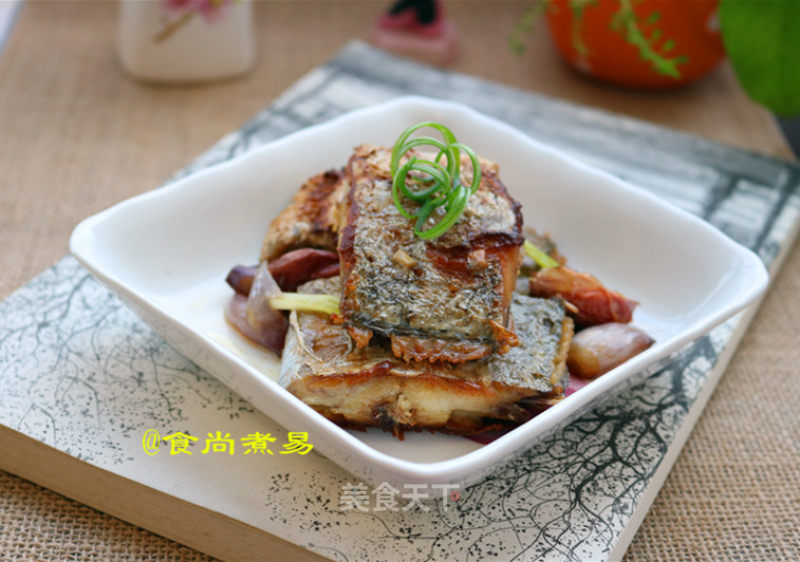 Baked Octopus with Green Onion recipe