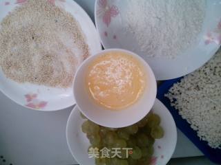 "golden Grape Ball"-golden Color, Crisp on The Outside, Tender on The Inside, Sweet and Delicious. recipe