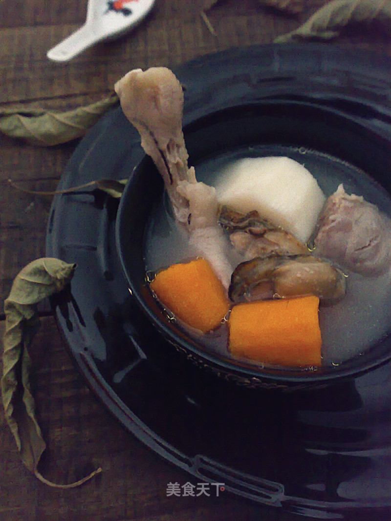 Chicken Feet Soup with Oyster and Oyster recipe