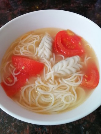 Simple and Delicious~~tomato Dumplings Boiled Noodles