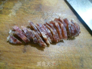 Stir-fried Radish with Sausage recipe