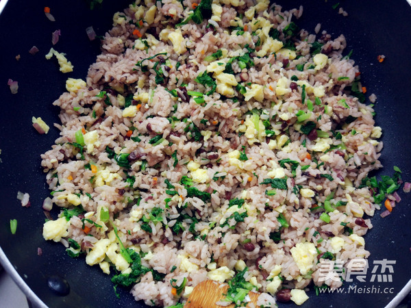 Fried Rice with Fried Chicken, Vegetables and Egg recipe
