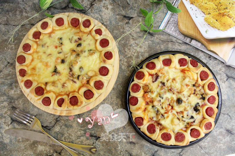 #the 4th Baking Contest and is Love Eat Festival #luxury Supreme Pizza with Fresh Flowers