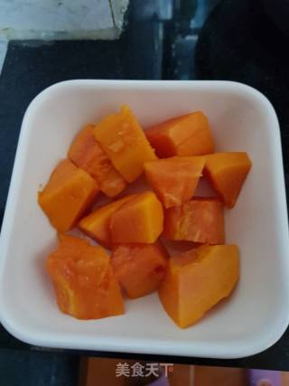Papaya Stew with Milk recipe