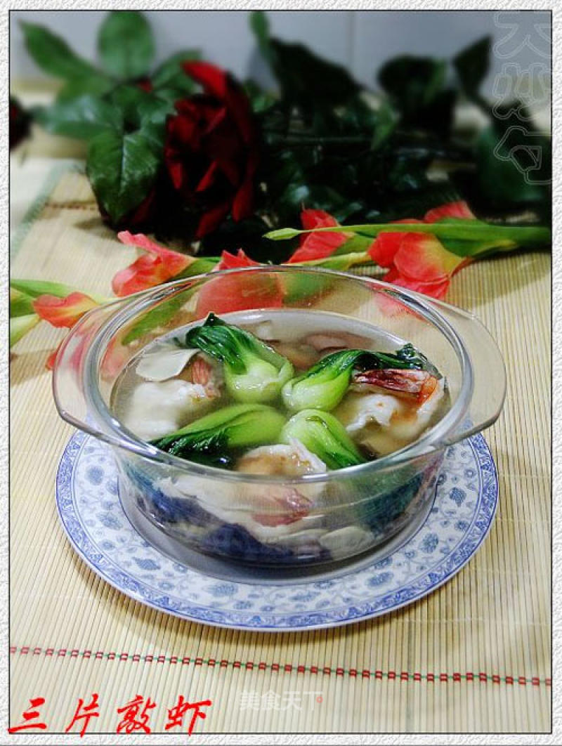 Southern Zhejiang-style "three Slices of Knocked Shrimp"