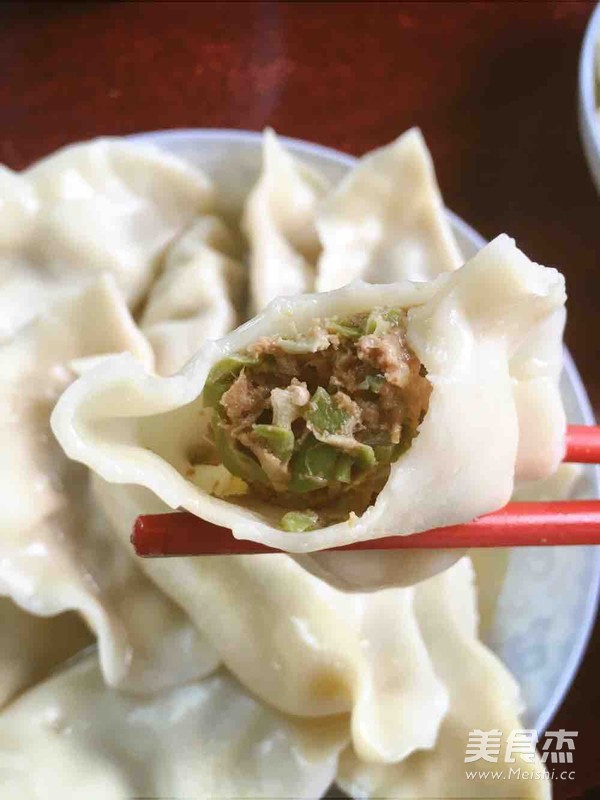 Pork Crock Bean Dumplings recipe