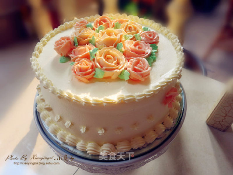 Cheese Butter Frost Cake recipe