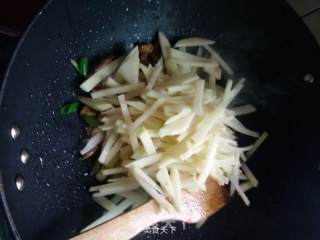 Stir-fried Shredded Pork with Shredded Pork ~ Fried Shredded Pork with Gourd and Potatoes recipe