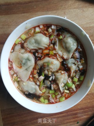 Sour Soup Dumplings recipe