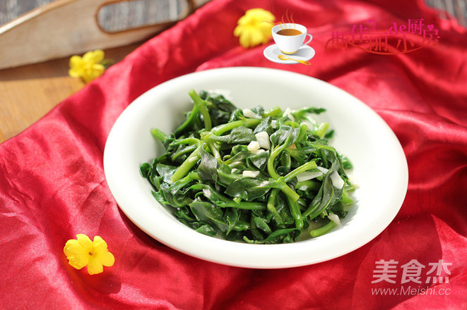 Stir-fried Tian Qiye with Garlic recipe