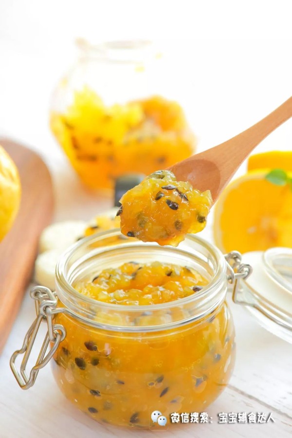 Passion Fruit and Pear Jam Baby Food Supplement Recipe recipe