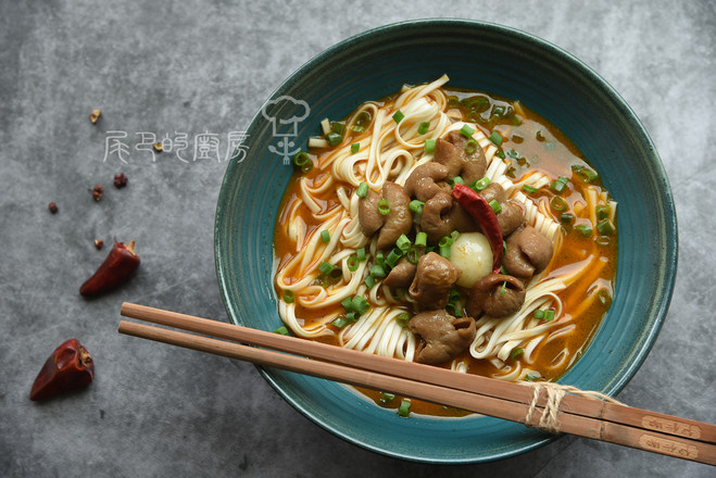Braised Pork Intestine Noodle recipe