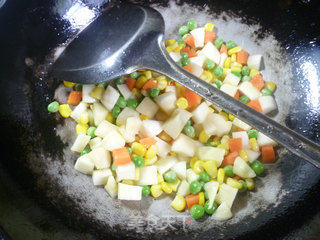 Mixed Vegetables Zizania White Grains recipe