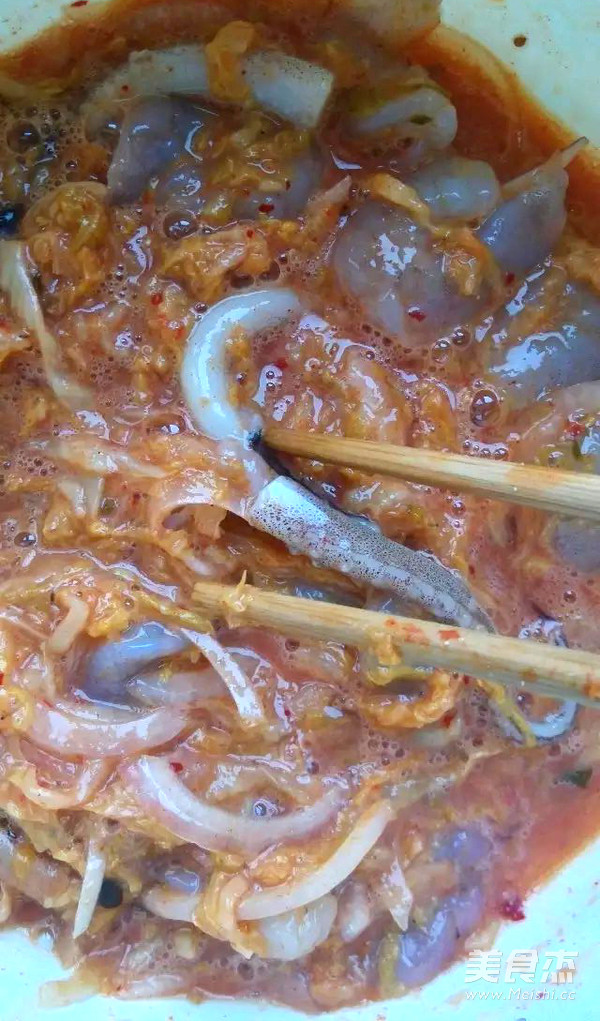 Korean Seafood Kimchi Cake recipe