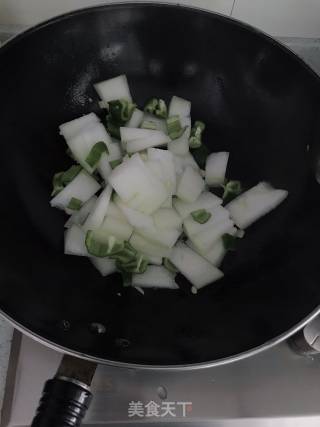 Vegetarian Fried Winter Melon Slices recipe