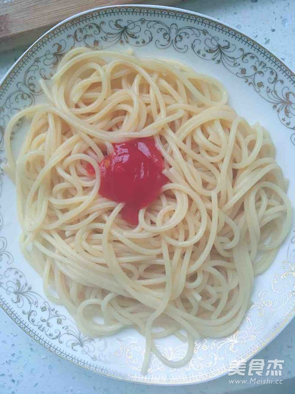 Pasta with Chicken Chop recipe