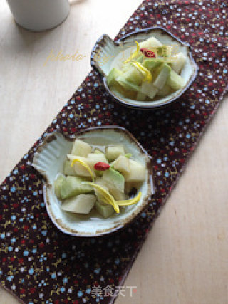 Sweet and Sour Radish Cubes recipe