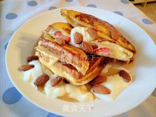 🍓strawberry Cheese Toast Sandwich recipe