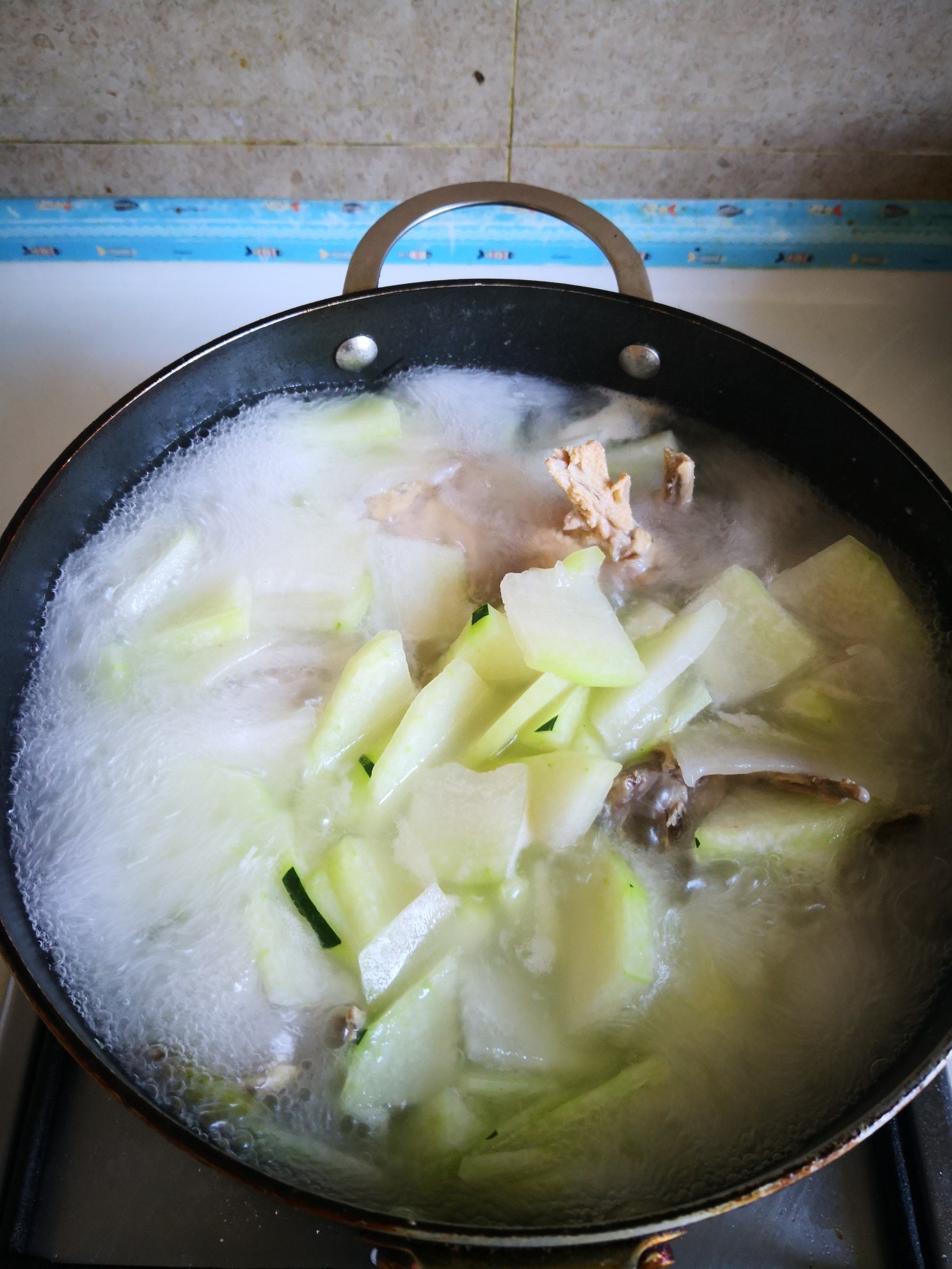 Chicken Spit Winter Melon Soup recipe