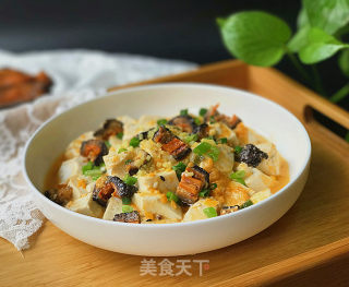 Braised Red Ginseng with Crab Yellow Tofu recipe