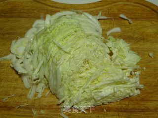 Cabbage Heart Mixed with Bean Curd recipe