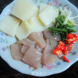 Spicy Two-color Tofu recipe