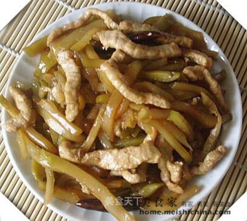 Homemade Mustard Shredded Pork recipe