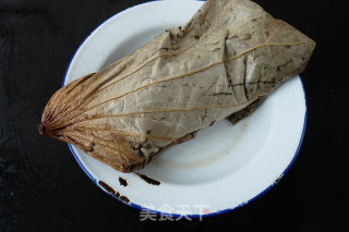 Steamed Pork with Lotus Leaf recipe