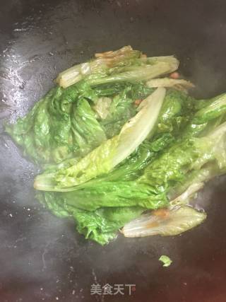 Stir-fried Lettuce with Oyster Sauce recipe