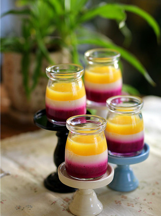 Colorful Juice Pudding recipe
