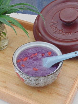 Purple Sweet Potato and Tremella Soup recipe