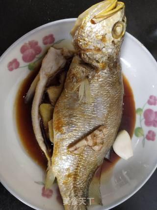 Steamed Cucumber Fish recipe