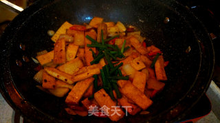 Braised White Dried Tofu in Sauce recipe