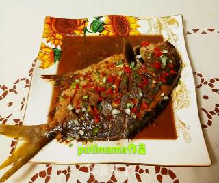 Braised Pomfret recipe