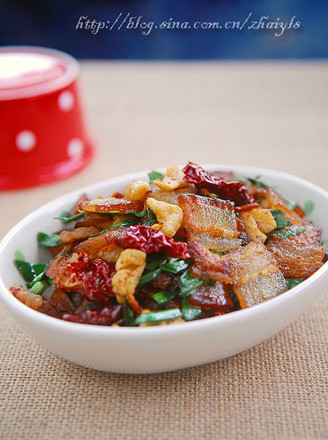 Stir-fried Bacon with Dried Radish recipe