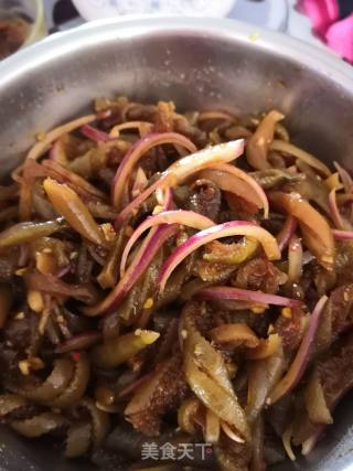 Onion Sea Mushroom with Cold Dressing recipe