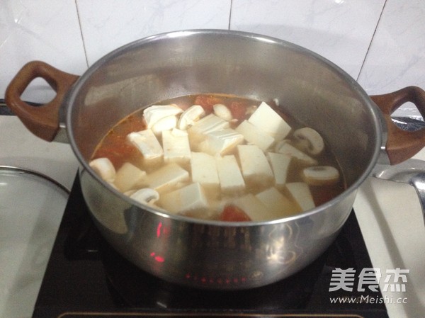Tofu and Shrimp in One Pot recipe