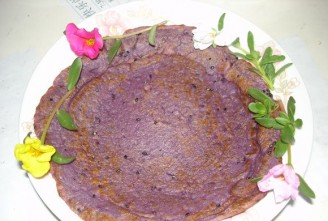 Purple Potato Egg Cake recipe