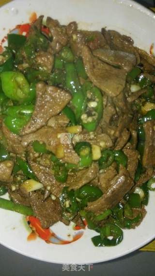 Spicy Fried Pork Liver recipe