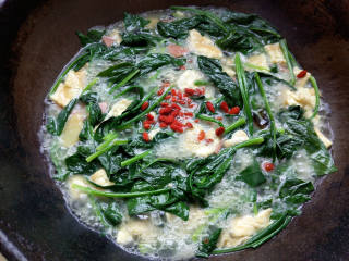 Spinach in Soup recipe