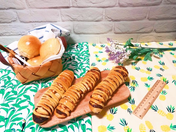 [healthy Snacks for Baby] 12m+ Caterpillar Bread recipe