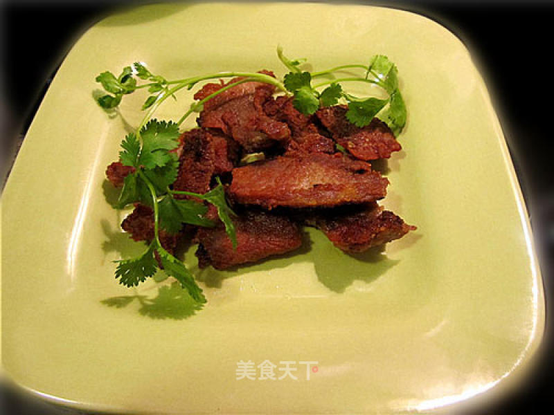 Fried Pork with Huai Salt recipe
