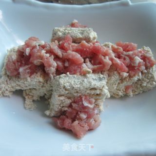 Steamed Minced Pork with Moldy Tofu Residue recipe