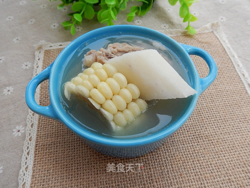 Yam Corn Bone Soup recipe