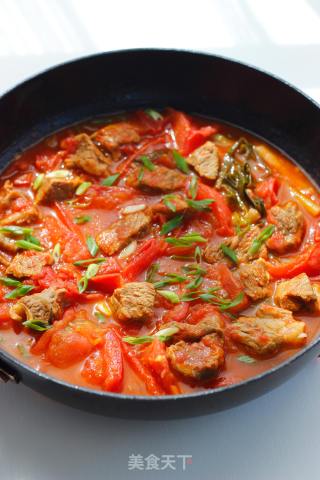 Tomato Beef Noodle recipe