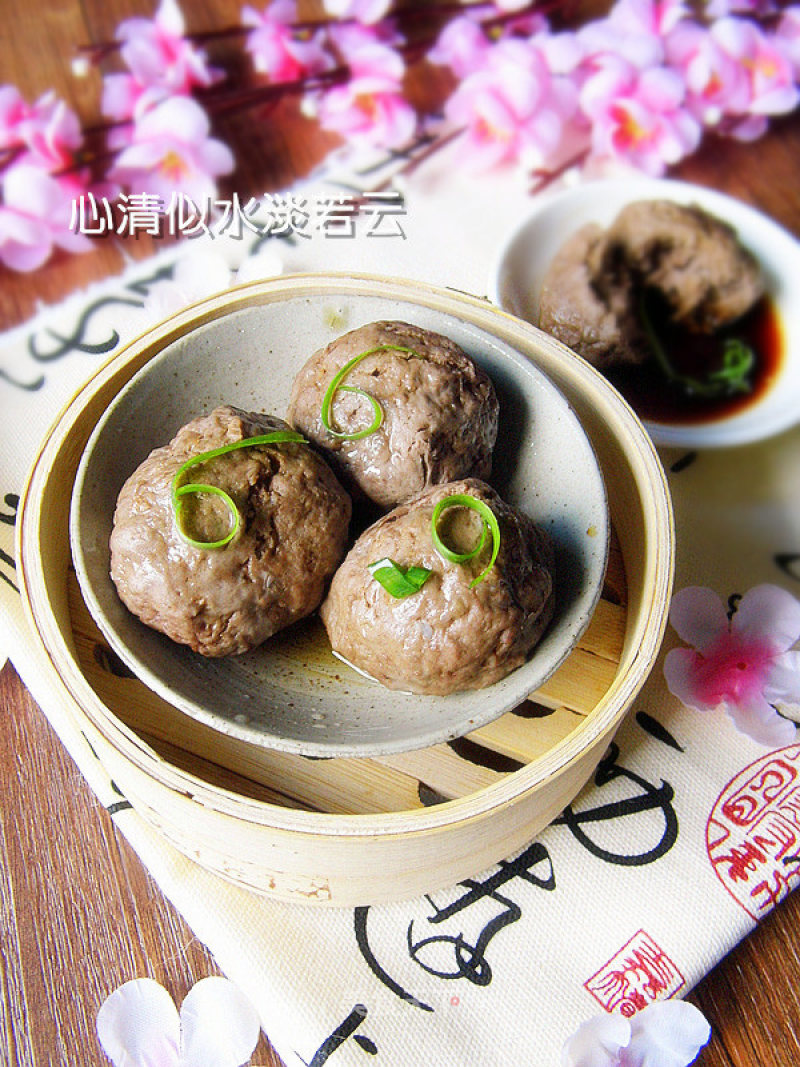 Beef Balls with Butter Sauce recipe