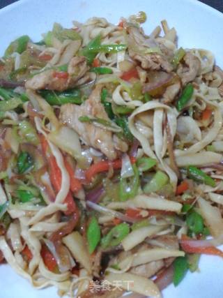 Colorful Fried Noodles recipe