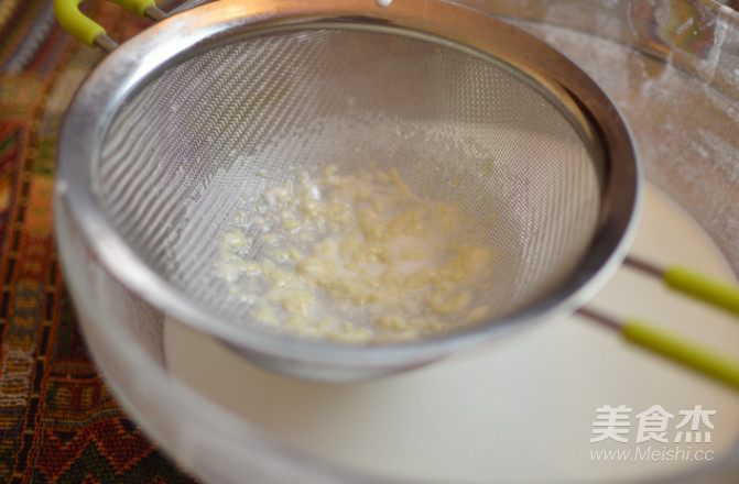 Steamed Noodles and Gluten Will Become Gluten without Washing recipe