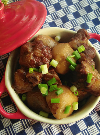 Braised Pork Ribs with Taro recipe
